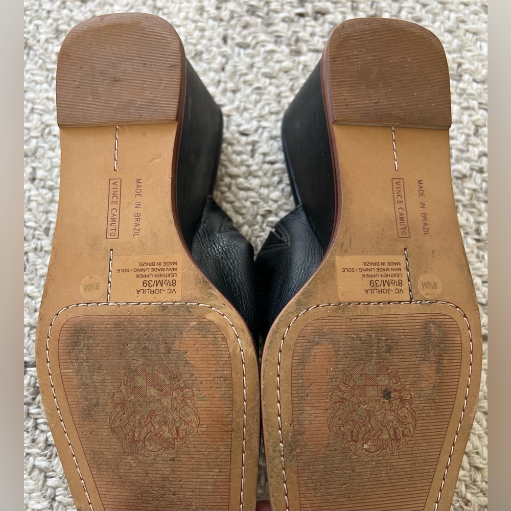 Vince Camuto Leather Mules - Picture 6 of 6